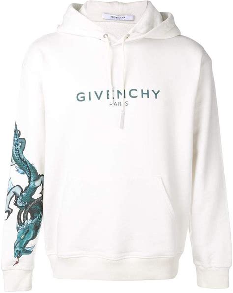 givenchy blue dragon hoodie|givenchy sweatshirt fleece.